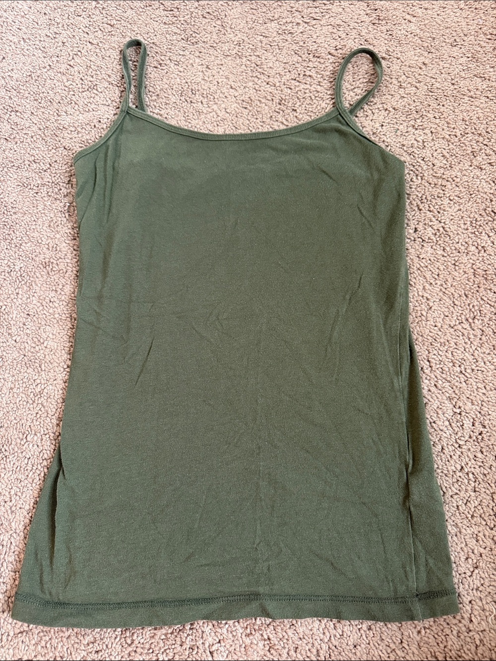 Aeropostale Olive Green Spaghetti Strap Camisole